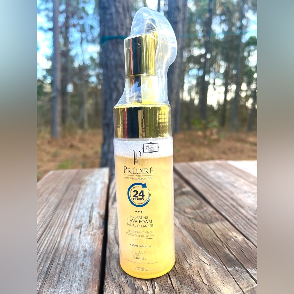 Prédiré Paris Hydrating Lava Foam Facial Cleanser & Argan Oil ORGANIC New 150 ml